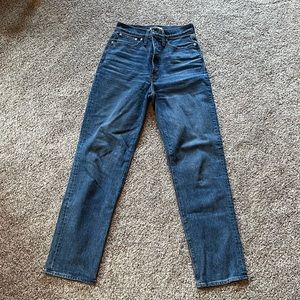 Madewell straight jeans